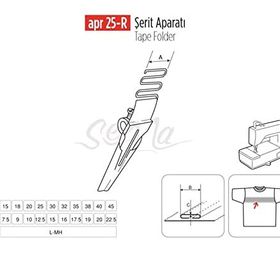 Apr Apere Apr 25-R 25 mmx12 mm Şerit Aparatı