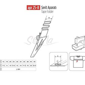 Apr Apere Apr 25-R 30 mmx15 mm Şerit Aparatı
