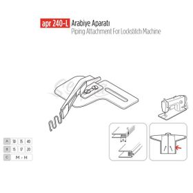 Apr Apere Apr240-L 25 mmx12 mm Arabiye Aparatı