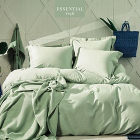 Apricitas Essential Yeşil Çift Kişilik Nevresim Takımı