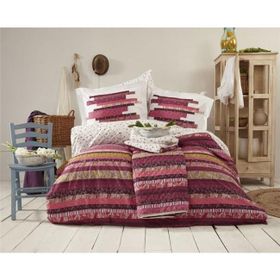 Apricitas Home Rachel Mürdüm Çift Kişilik Nevresim Takımı
