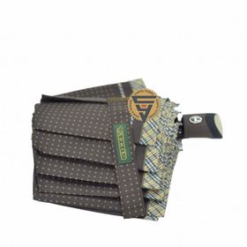 April A-217l Kahve Kadın Tam Otomatik Puantiyeli Şemsiye