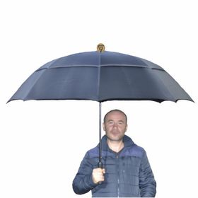 April A-252G Siyah 130 cm Çap Protokol Vale Şemsiyesi Çift Katmanlı Şemsiye