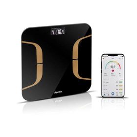 Aprilla ABS-1080 Siyah Kablosuz Akıllı Banyo Baskülü