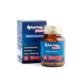 Aprivex Fixer Multivitamin Mineral Kore Ginsengi 30 Tablet