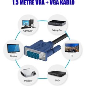 Apronx APX-VGA02 1.5metre VGA Görüntü Kablosu