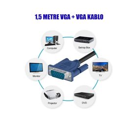 Apronx APX-VGA02 1.5metre VGA Görüntü Kablosu