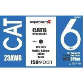 Apronx CAT6 23AWG 305 mt Outdoor 0,50 mm Gri Utp Kablo