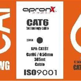 Apronx CAT6 23AWG 305 mt Outdoor 0,50 mm Gri Utp Kablo