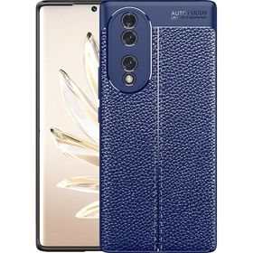 Apsuwa Huawei Honor 70 Niss Deri Dokulu Silikon Kılıf