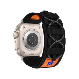 Apsuwa iOS Uyumlu Watch 7 KDR-99 45 mm Hasır Kumaş Kordon