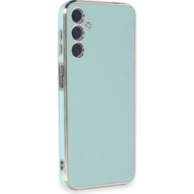 Apsuwa Samsung Galaxy A24 Bark Parlak Kenarlı Silikon Yeşil Kılıf