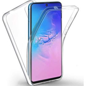 Apsuwa Samsung Galaxy A31 Ön Arka 360 Koruma Şeffaf Silikon Saydam Kılıf