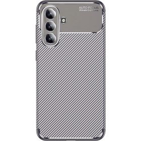 Apsuwa Samsung Galaxy A57 Negro Karbon Desen Silikon Gri Kılıf