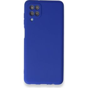 Apsuwa Samsung Galaxy M12 Kılıf Ultra Elastik Rubber Premier Lacivert Kılıf