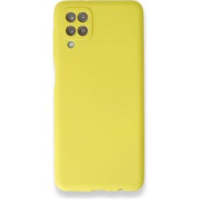 Apsuwa Samsung Galaxy M12 Ultra Elastik Silikon Rubber Premier Sarı Kılıf