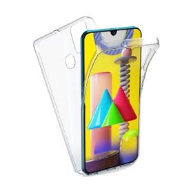 Apsuwa Samsung Galaxy M30S Ön Arka 360 Koruma Şeffaf Silikon Saydam Kılıf