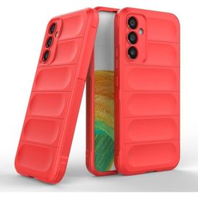 Apsuwa Samsung Galaxy M34 Optimim Içi Kadife Silikon Kırmızı Kılıf