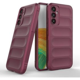 Apsuwa Samsung Galaxy M34 Optimum İçi Kadife Silikon Bordo Kılıf