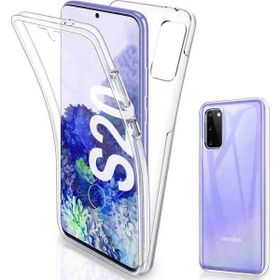 Apsuwa Samsung Galaxy S20 Ön Arka 360 Koruma Şeffaf Silikon Saydam Kılıf