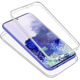 Apsuwa Samsung Galaxy S20 Plus Ön Arka 360 Koruma Şeffaf Silikon Saydam Kılıf