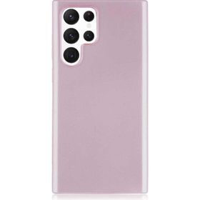 Apsuwa Samsung Galaxy S22 Ultra Silikon Premier Soft Rose Gold Kılıf