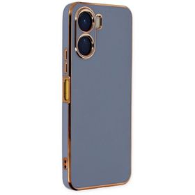 Apsuwa Vivo Y16 Bark Parlak Kenarlı Silikon Siyah Kılıf