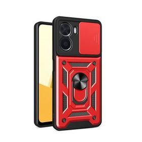 Apsuwa Vivo Y16 Kamera Korumalı Sürgülü Yüzüklü Standlı Pars Kılıf