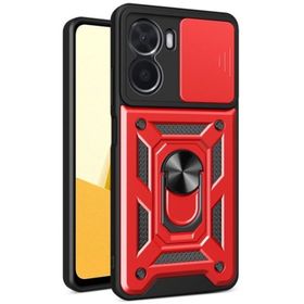 Apsuwa Vivo Y16 Kamera Korumalı Sürgülü Yüzüklü Standlı Pars Kılıf