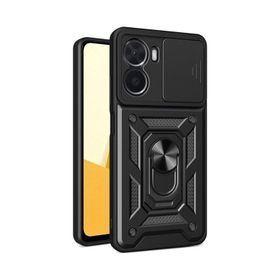 Apsuwa Vivo Y16 Kamera Korumalı Sürgülü Yüzüklü Standlı Pars Kılıf