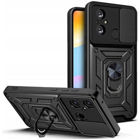 Apsuwa Xiaomi Redmi 12C Yüzüklü Sürgülü Kamera Korumalı Pars Kılıf