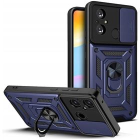Apsuwa Xiaomi Redmi 12C Yüzüklü Sürgülü Kamera Korumalı Pars Kılıf
