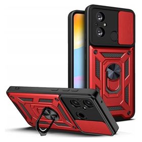 Apsuwa Xiaomi Redmi 12C Yüzüklü Sürgülü Kamera Korumalı Pars Kılıf