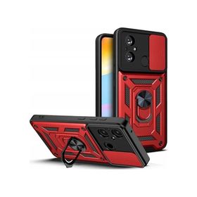 Apsuwa Xiaomi Redmi 12C Yüzüklü Sürgülü Kamera Korumalı Pars Kılıf