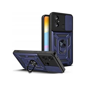 Apsuwa Xiaomi Redmi 12C Yüzüklü Sürgülü Kamera Korumalı Pars Kılıf