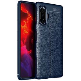 Apsuwa Xiaomi Redmi K40 Gaming Niss Deri Dokulu Silikon Kılıf