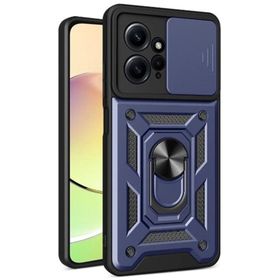 Apsuwa Xiaomi Redmi Note 12 Pro 4G Yüzüklü Sürgülü Kamera Korumalı Pars Kırmızı Kılıf