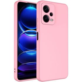 Apsuwa Xiaomi Redmi Note 12 Pro 5G Lansman İçi Kadife Silikon Mor Kılıf