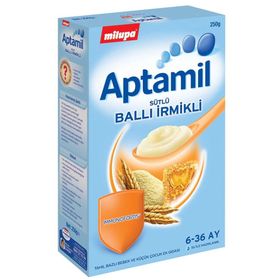 Aptamil 1 0-6 Ay 250 gr Sütlü Ballı İrmikli Tahıl Bazlı Kaşık Maması