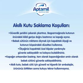 Aptamil 1 Numara 800 gr Devam Sütü