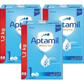 Aptamil 1 Pronutra 3x1200 gr 0-6 Ay Bebek Sütü