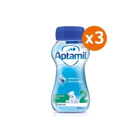 Aptamil 2 3x200 ml Sıvı Devam Sütü