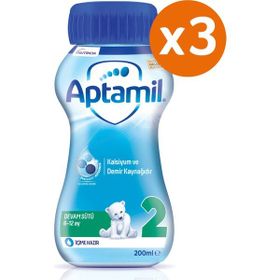 Aptamil 2 3x200 ml Sıvı Devam Sütü