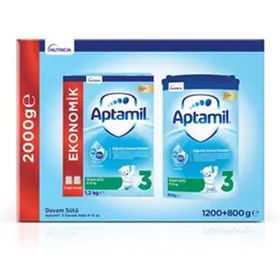 Aptamil 3 Devam Sütü 1200gr+800gr 9-12 Ay