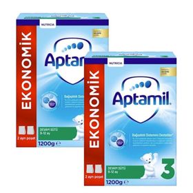 Aptamil 3 Numara 9+ Ay 2x1200 gr Bebek Devam Sütü