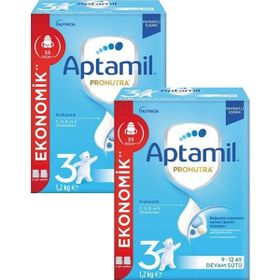 Aptamil 3 Pronutra 1200 gr 2 Adet 9-12 Ay Devam Sütü