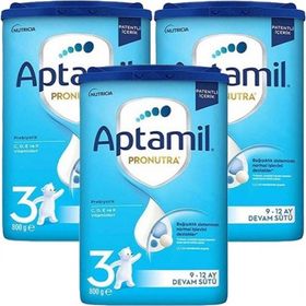 Aptamil 3 Pronutra 3x800 gr 9-12 Ay Akıllı Kutu Devam Sütü