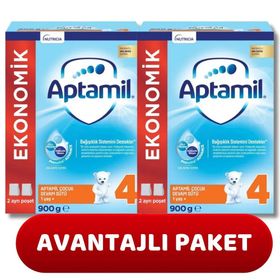 Aptamil 4 2x900 gr 1+ Yaş Çocuk Devam Sütü