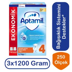 Aptamil 4 3x1200 gr 1 Yaş ve Üzeri Devam Sütü