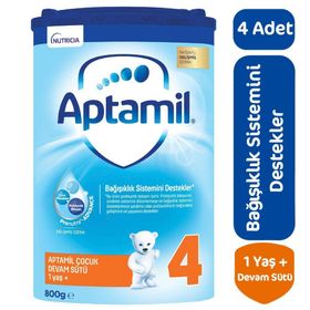 Aptamil Çocuk 4 Devam Sütü 4x800 gr